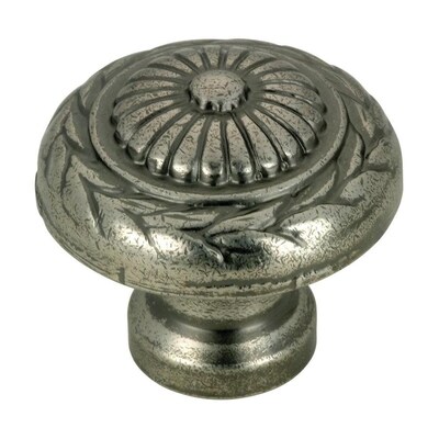 Richelieu Pewter Round Traditional Cabinet Knob At Lowes Com