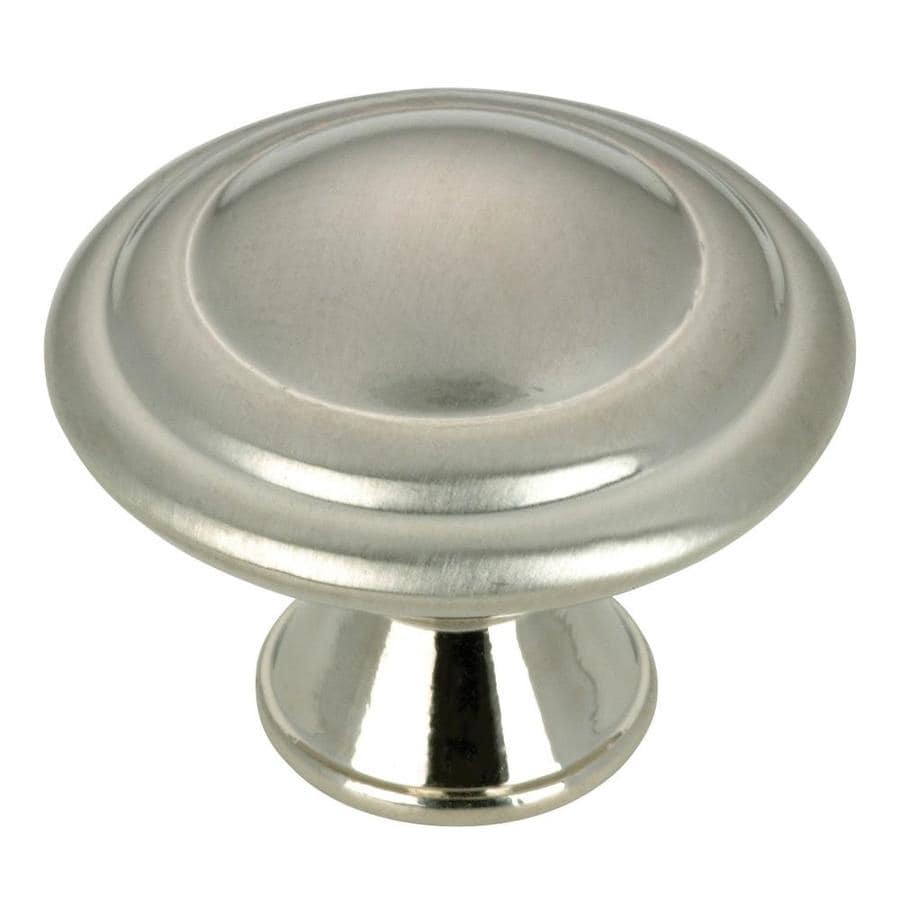 Richelieu Brushed Nickel Round Knob at