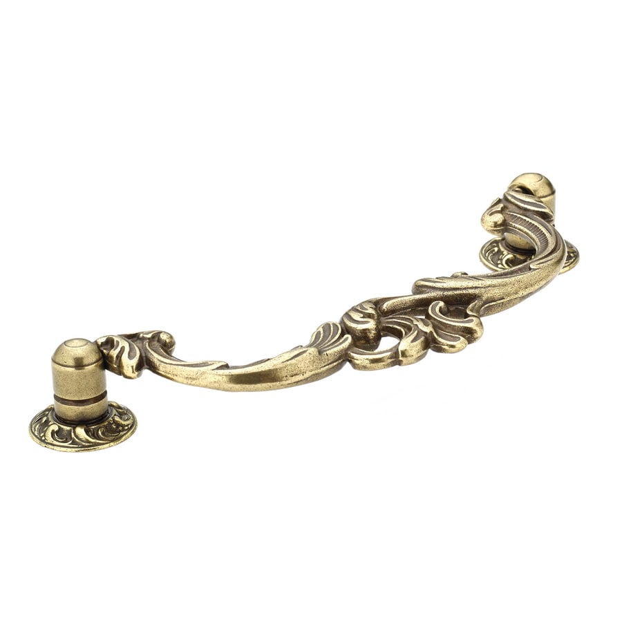 Richelieu 4 14 In Center To Center Burnished Brass Novelty Baildrop Cabinet Pull At 2284