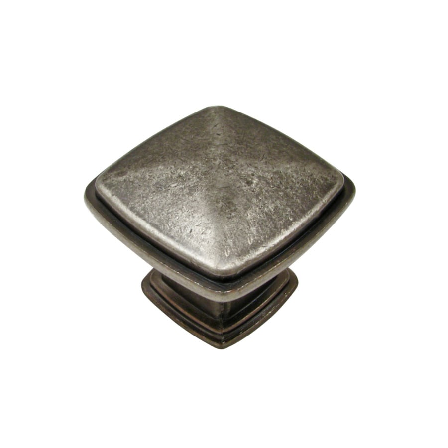 Richelieu Pewter Square Transitional Cabinet Knob At Lowes Com