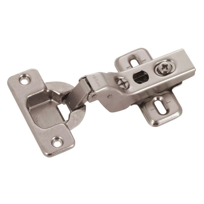Blum 2 Pack Nickel Plated Self Closing Concealed Cabinet Hinge In The Cabinet Hinges Department At Lowes Com