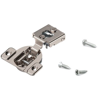 Blum 3 4 In Nickel Plated Self Closing Concealed Cabinet Hinge At