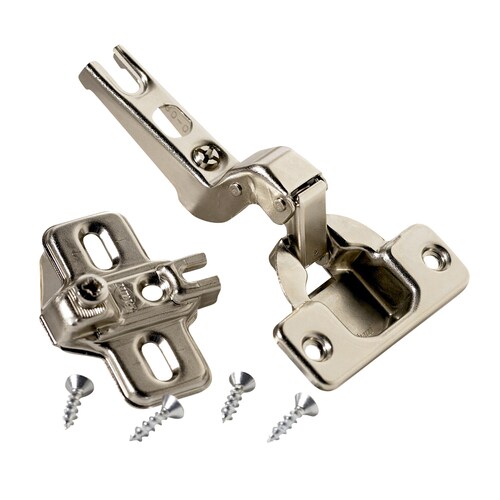 Blum Nickel Plated Self Closing Concealed Cabinet Hinge At Lowes Com