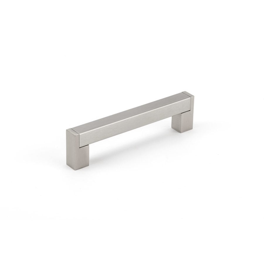 Richelieu Lipari 5 In Center To Center Brushed Nickel Rectangular