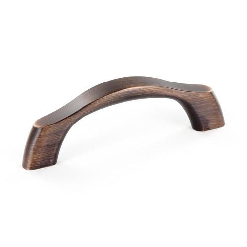 Richelieu 3in Center to Center Brushed OilRubbed Bronze Arch Handle