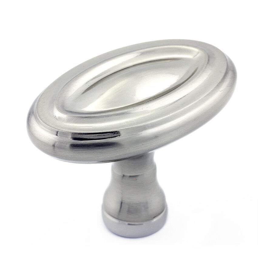 Richelieu Brushed Nickel Oval Cabinet Knob At