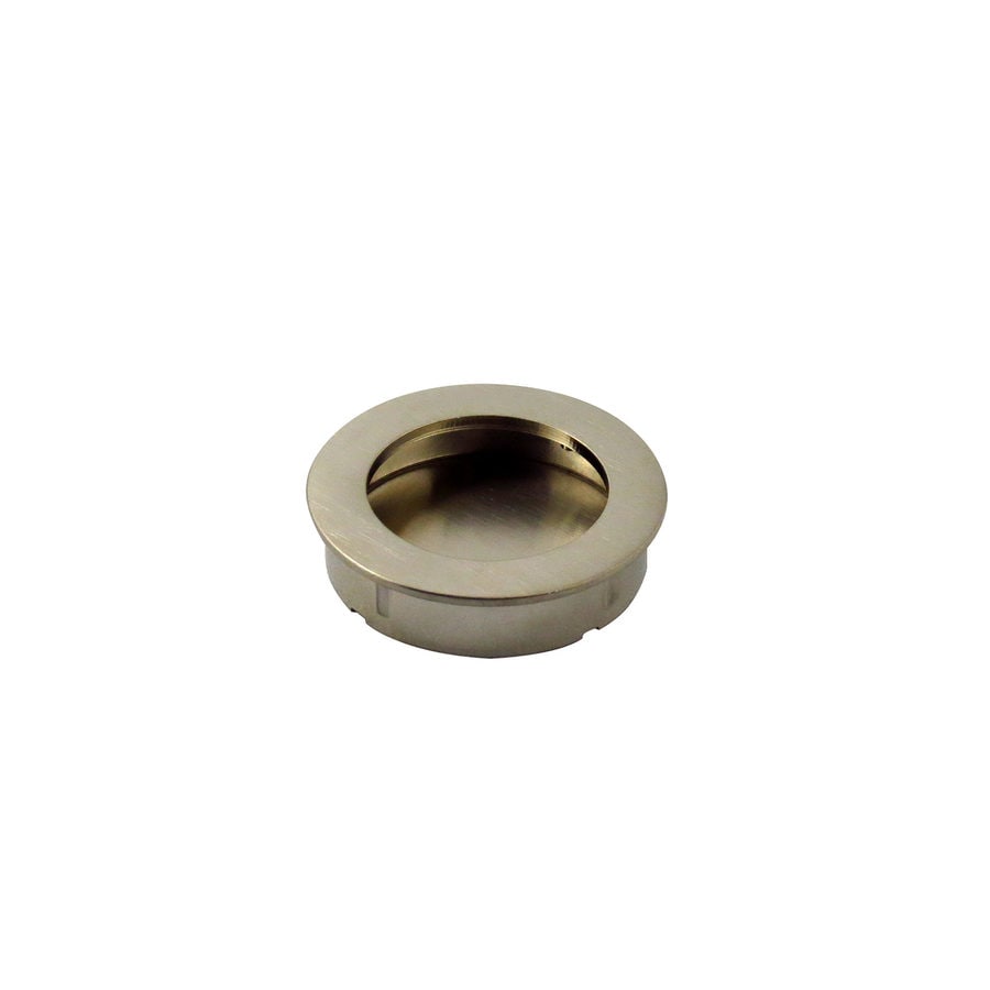 Richelieu Brushed Nickel Novelty Recessed Cabinet Door Pull At