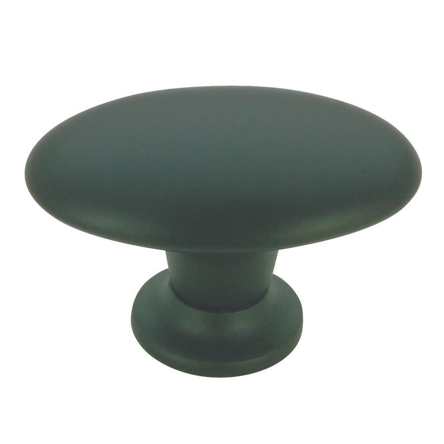 Shop Richelieu Matte Black Oval Knob at