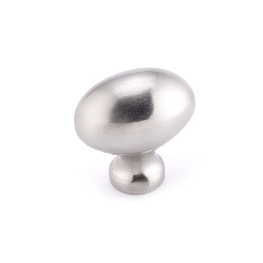 Richelieu Brushed Nickel Oval Knob at