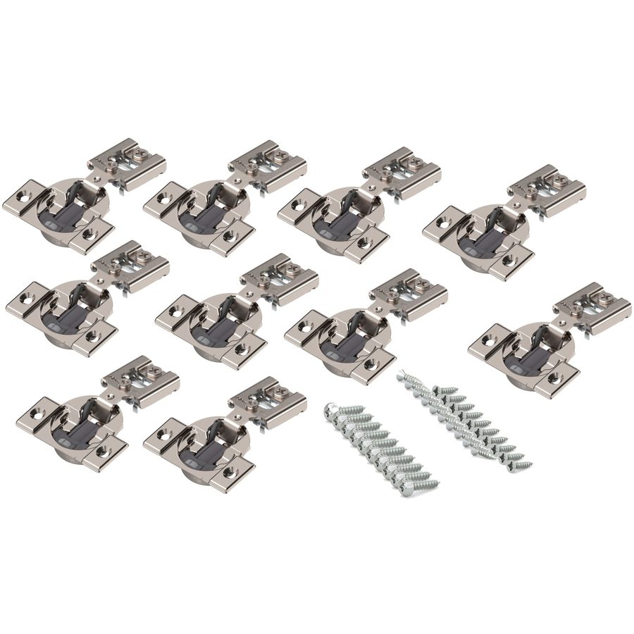 Richelieu 10 Pack 1 2 In Nickel Plated Self Closing Soft Close