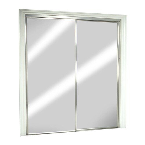 ReliaBilt Reliabilt White Flush MDF Sliding Closet Door ...