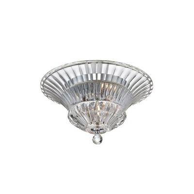 13 75 In Clear Flush Mount Light 13 75 In Clear Flush Mount Light