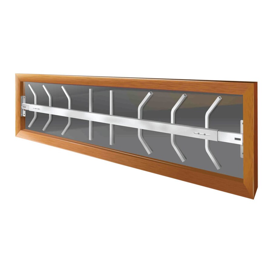 Window Security Bars Lowes >> Shop Mr. Goodbar B 52-in x 12-in White Swing-Away Window ... Window Security Bars Lowes >> Shop Mr. Goodbar B 52-in x 12-in White Swing-Away Window ...