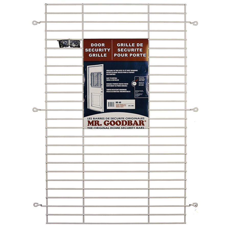 27 In X 36 In White Window Security Bar