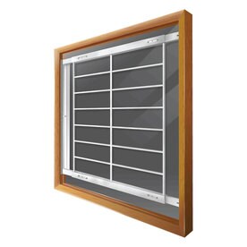 F Swing Away Bar Window Security Bars At Lowes Mr Goodbar F White Swing Away Window Security Bar