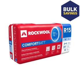 Roxul 12-Pack 47-in L x 15-1/4-in W x 3-1/2-in D 15-R Stone Wool Insulation Batts