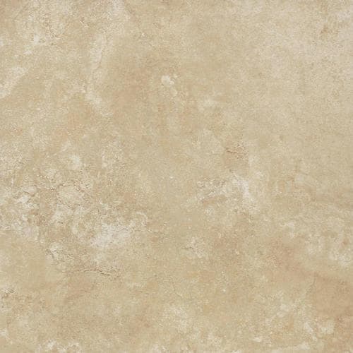 Novara Beige 18in x 18in Glazed Ceramic Stone Look Floor Tile in the