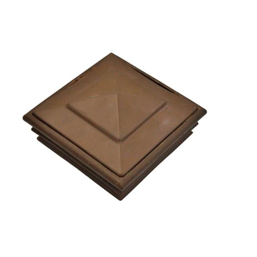 Regal 4in x 4in Natural Cedar Aluminum Deck Post Cap in the Deck Post