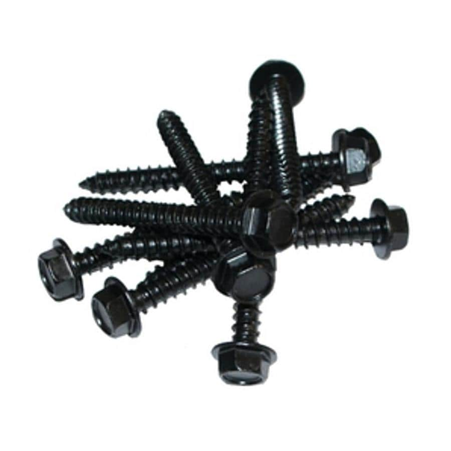 Classic 24-Count 1/4-in x 2.5-in Black Hex Landscape Screws at Lowes.com