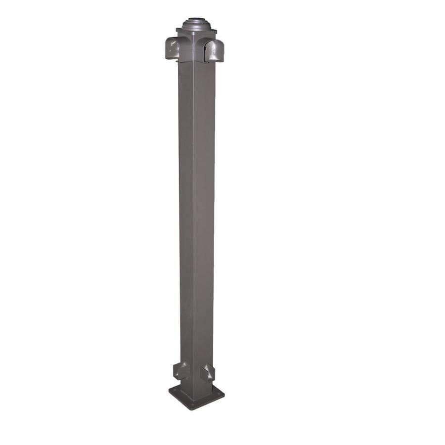 Classic (Actual: 2.75-in x 2.75-in x 3.67-ft) Railing Yard Bronze ...