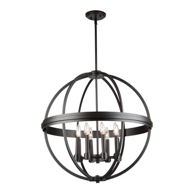 ARTCRAFT Roxbury 8-Light Oil Rubbed Bronze Transitional Cha ARTCRAFT Roxbury 8-Light Oil Rubbed Bronze Transitional Cha