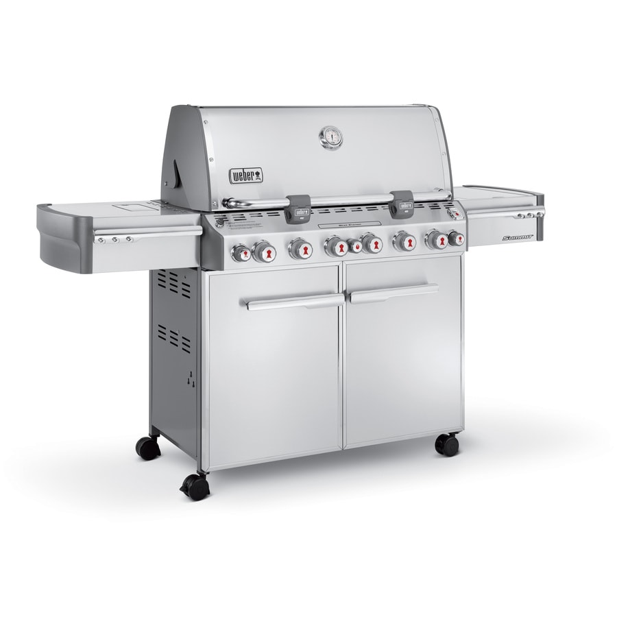 Weber Summit S-670 Stainless Steel 6-Burner Natural Gas Infrared
