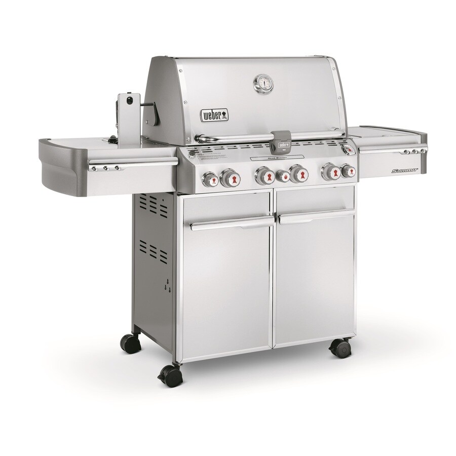 Weber Summit S-470 4-Burner Natural Gas Gas Grill in the Gas Grills ...