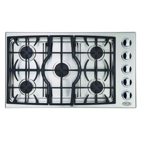 Dcs By Fisher Paykel 36 5 Burner Drop In Cooktop At Lowes Dcs 5 Burner Drop In Cooktop At Lowes