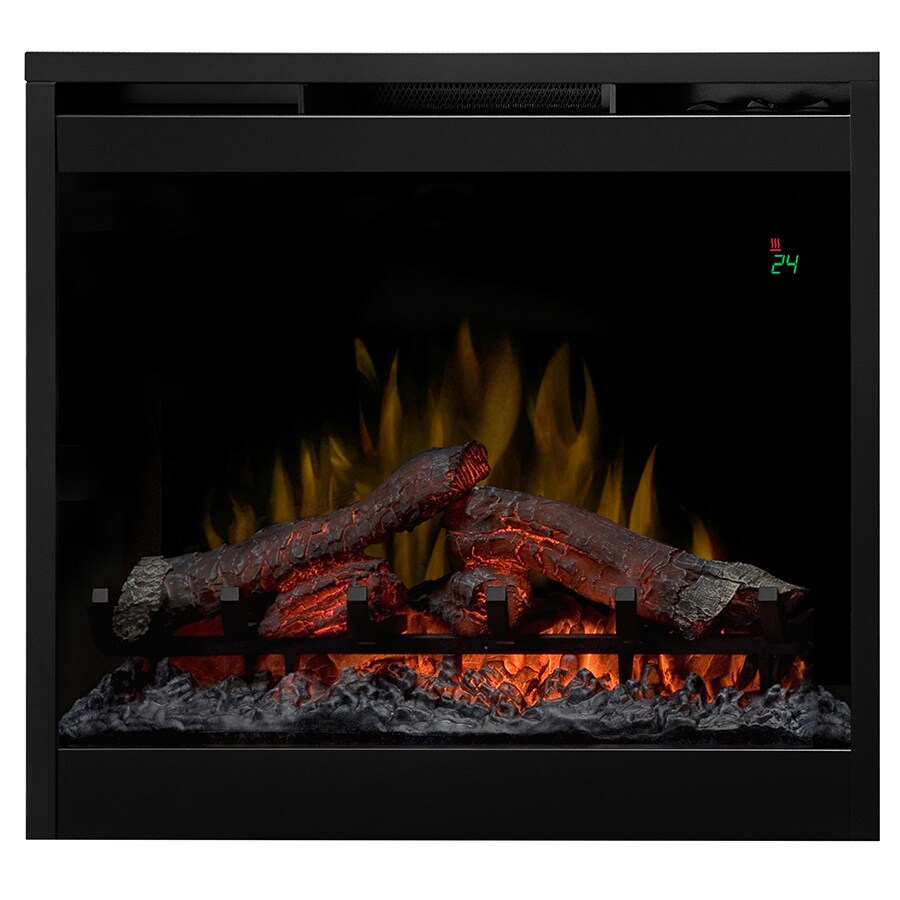 Dimplex 27.25in Black Electric Fireplace Insert in the Electric