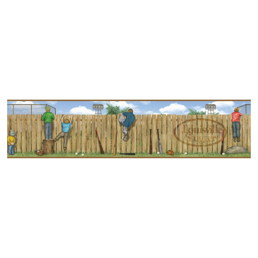 Borders Unlimited 52119 Louisville Slugger Wallpaper Border