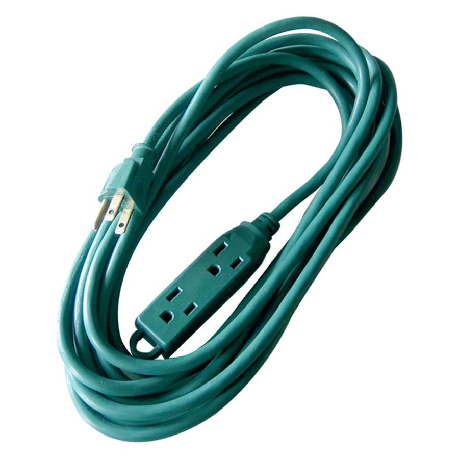 Utilitech 20' 16/3 Triple Tap, Green at Lowes.com