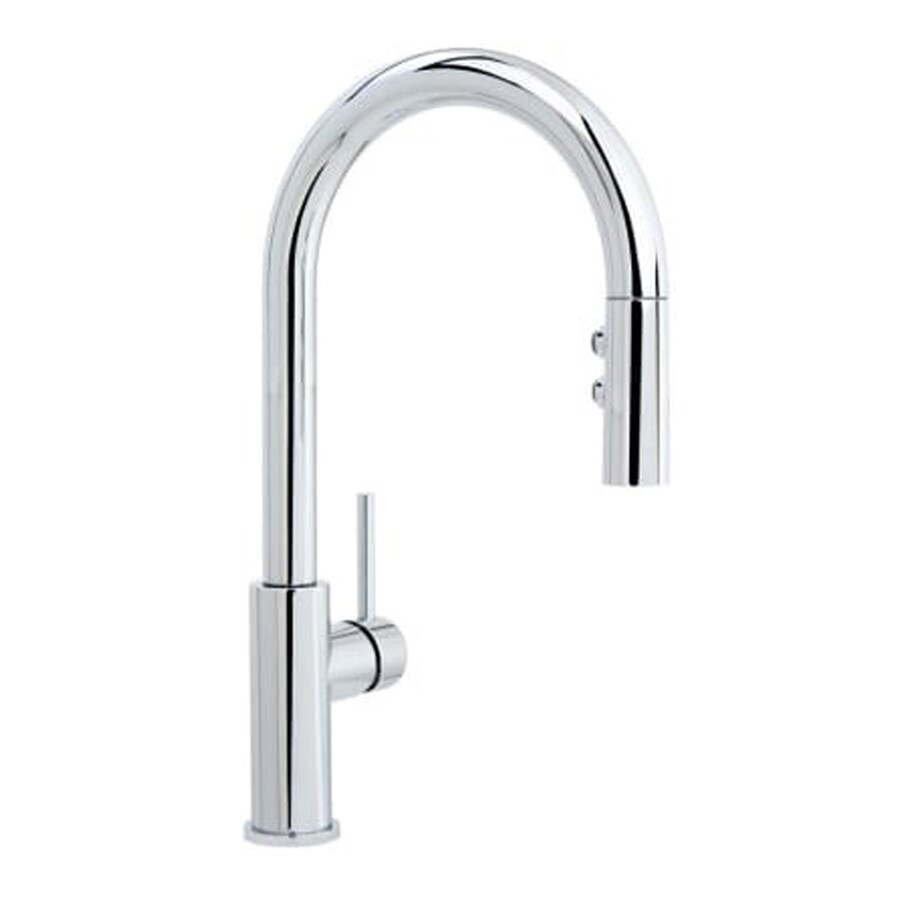 Miseno Mia Polished Chrome 1Handle DeckMount PullDown Handle Kitchen