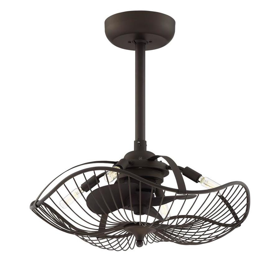 Allen Roth Auri 22 25 In Bronze Led Indoor Ceiling Fan With