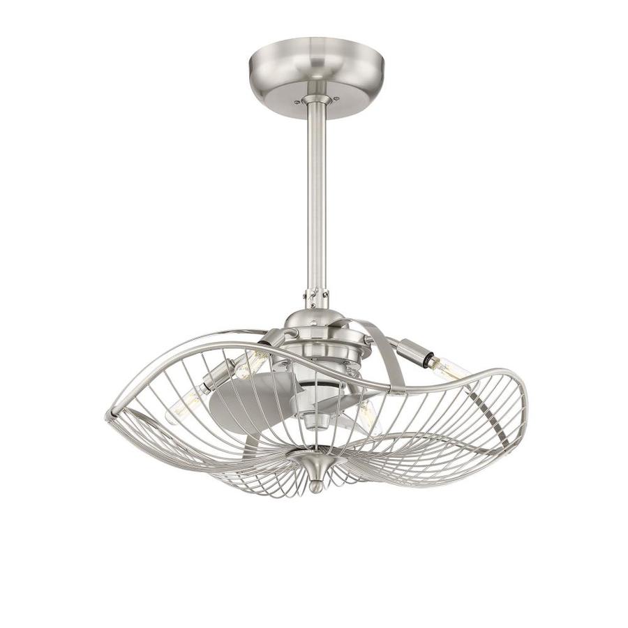 Allen Roth Auri 22 25 In Brushed Nickel Led Indoor Ceiling Fan