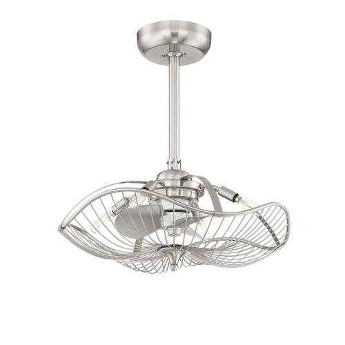 Allen Roth Auri 22 25 In Brushed Nickel Led Indoor Ceiling