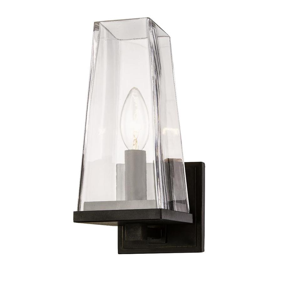 allen + roth 4.5in W 1Light Aged Bronze Transitional Wall