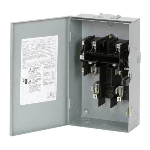 Eaton 60-Amp 2-Pole Fusible General-Duty Safety Switch Disconnect At ...