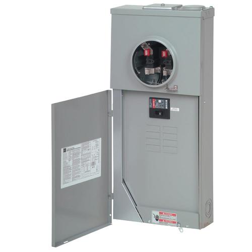 Eaton Type BR 200-Amp 8-Spaces 16-Circuit Main Breaker Meter Combo Load ...