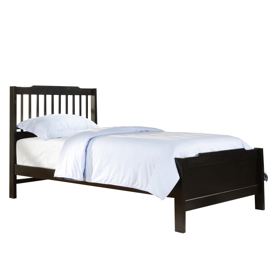 Home Sonata Black Twin Bed Frame at Lowes.com