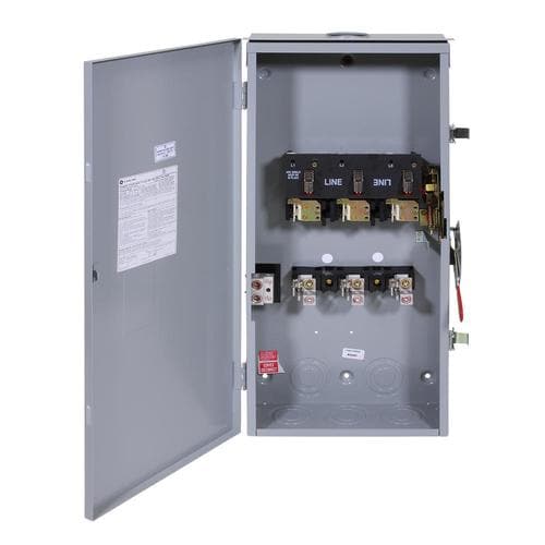 GE 200-Amp Fusible Safety Switch Disconnect in the Electrical ...