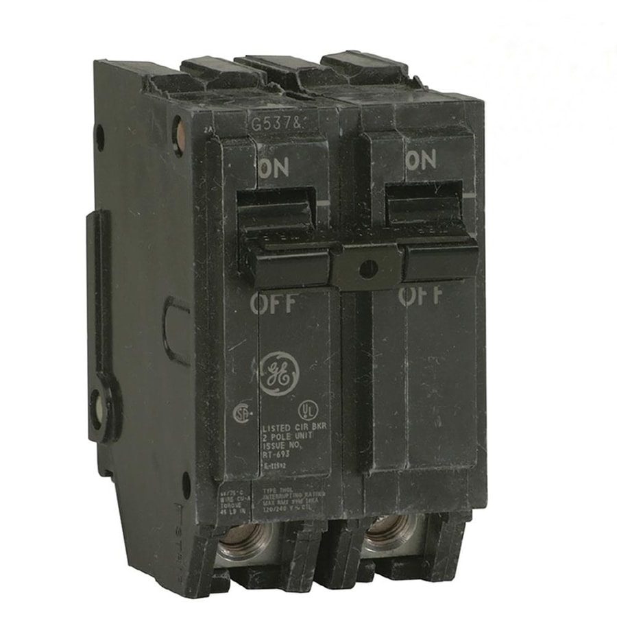 GE Q-Line THQp THQL -Amp Single Double Pole Circuit Breaker Electrical ...