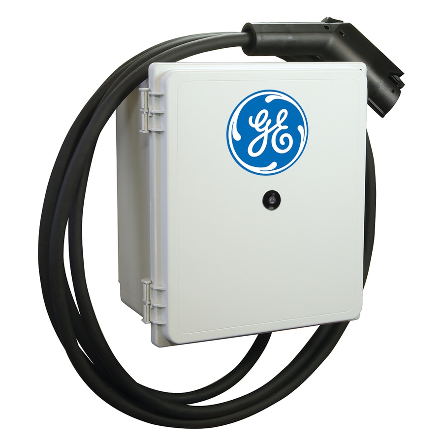 GE DURASTATION Level 2 30Amp Wall Mounted Single Electric Car Charger