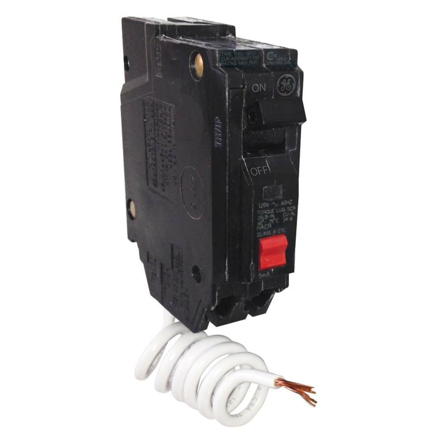 GE Q-line Thql 15-Amp 1-Pole GFCI Circuit Breaker at Lowes.com