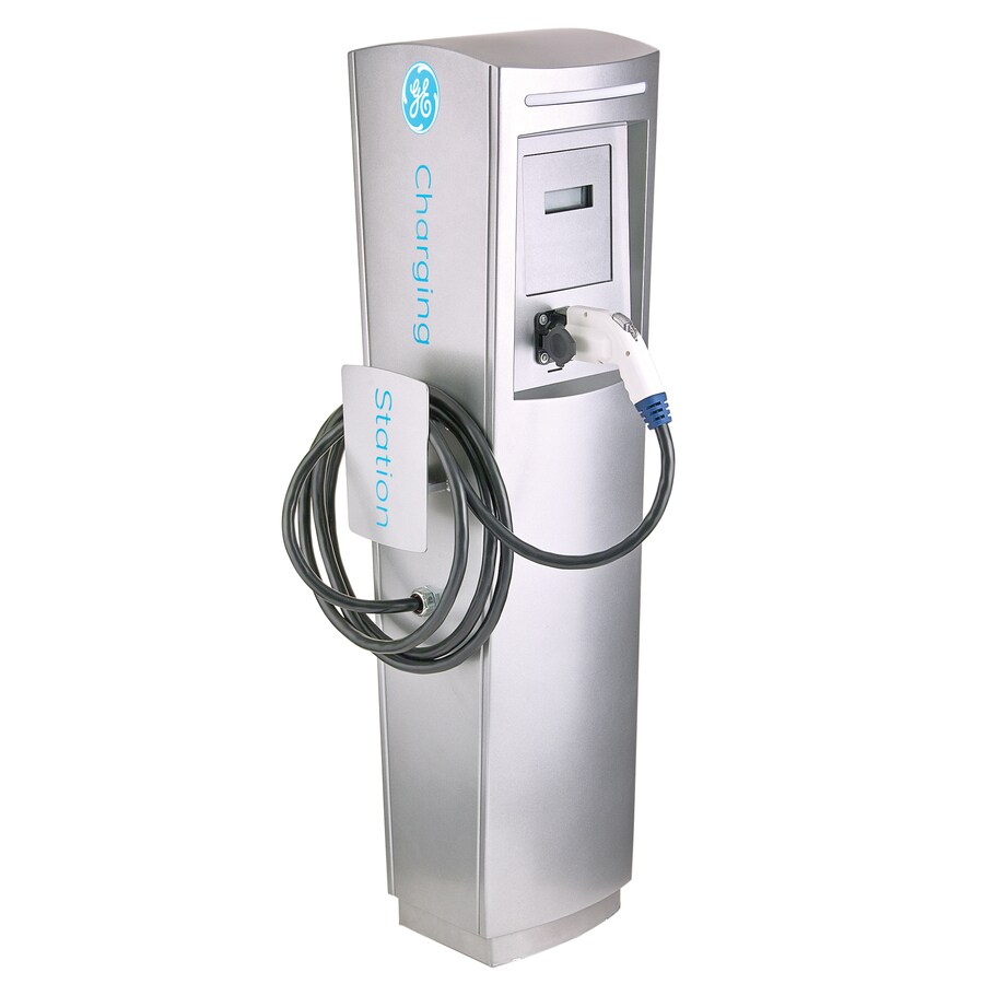 GE Durastation Level 2 30Amp Freestanding Single Electric Car Charger
