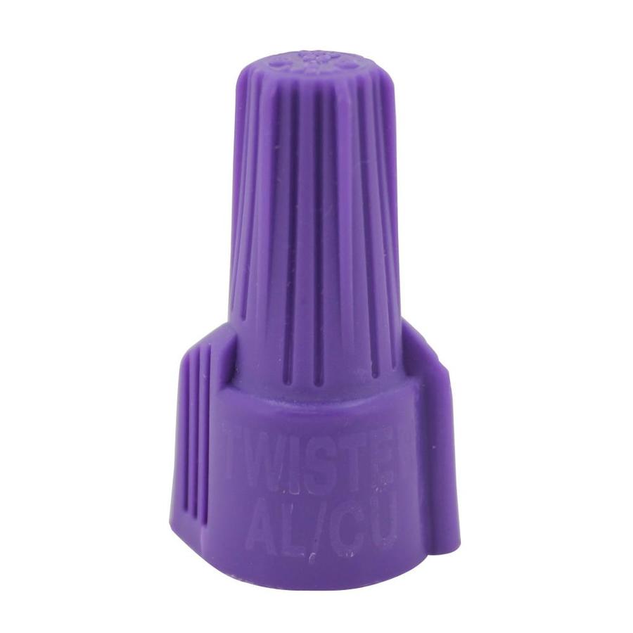 IDEAL Twister Al/Cu 10Pack Purple Al/Cu Wire Connectors in the Wire