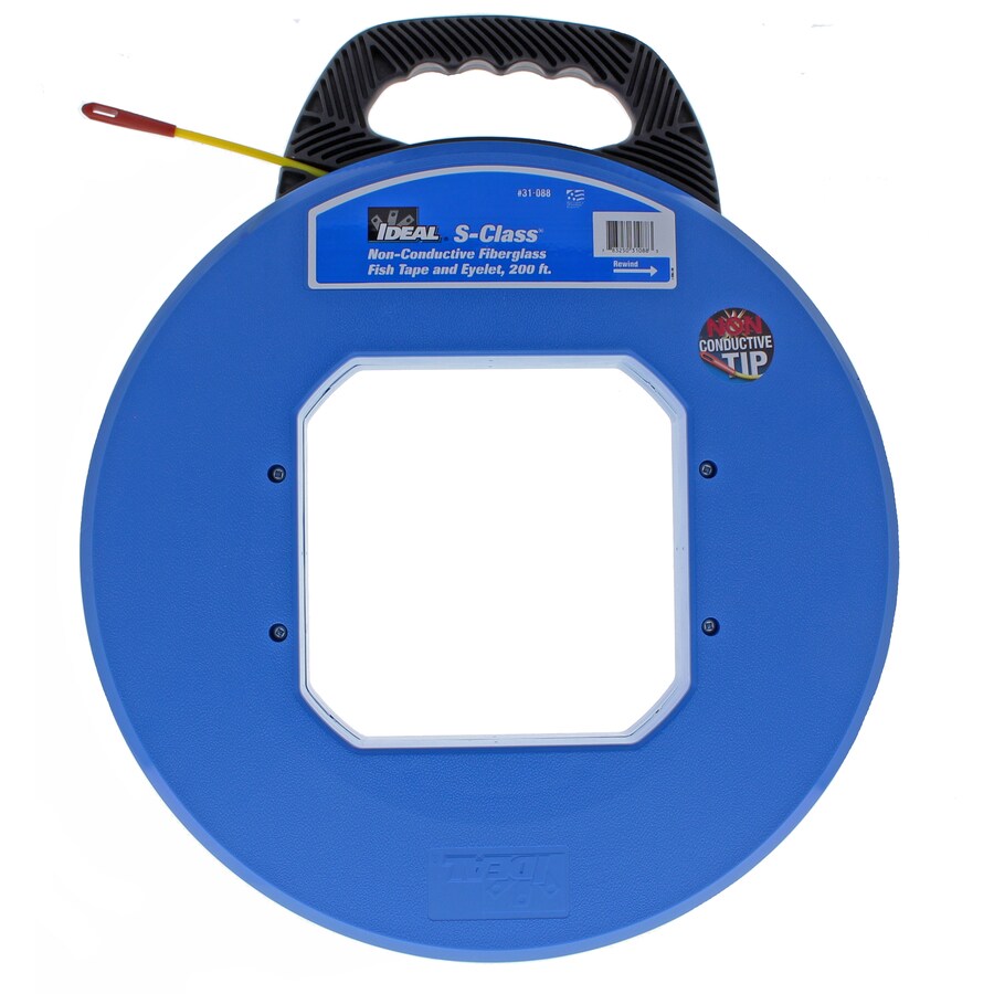 IDEAL TuffGrip Pro 200 ft. SClass Fiberglass Fish Tapes with Non