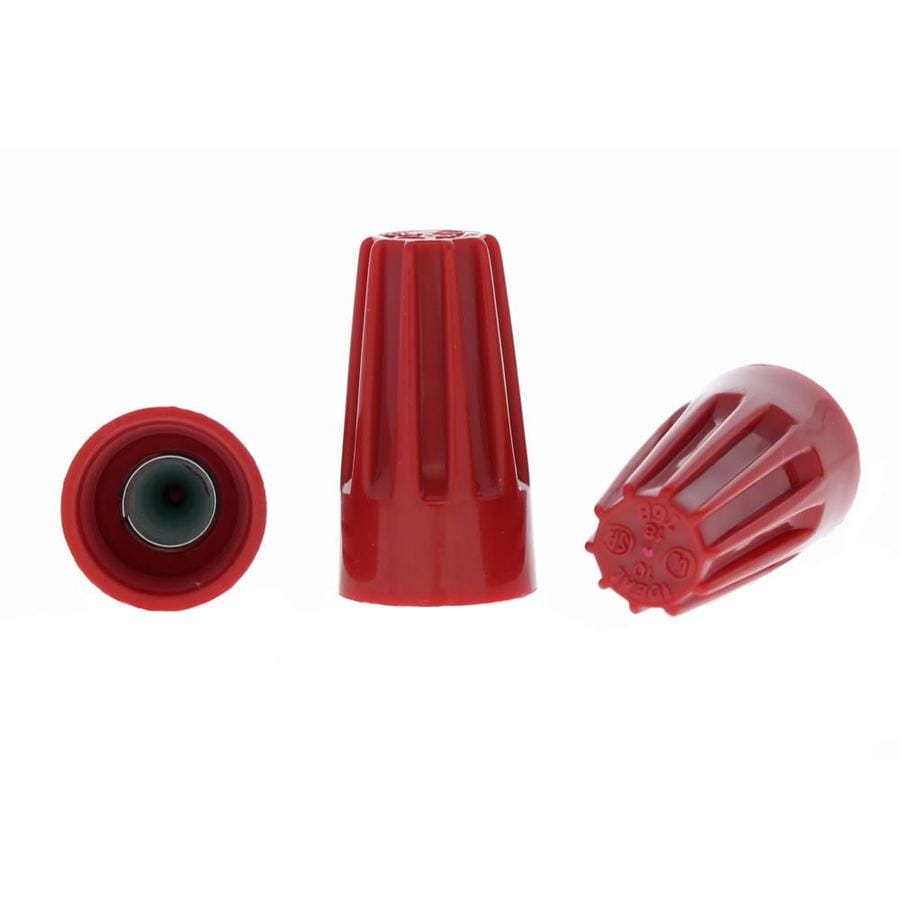 IDEAL 76B WIRE-NUT 100-Pack Red Wire Connectors in the Wire Connectors ...