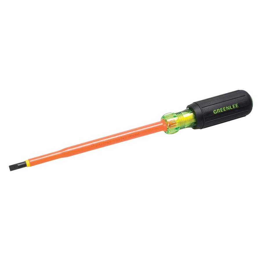 Greenlee Insulated screwdrivers Rubber Handle Insulated 3/16in