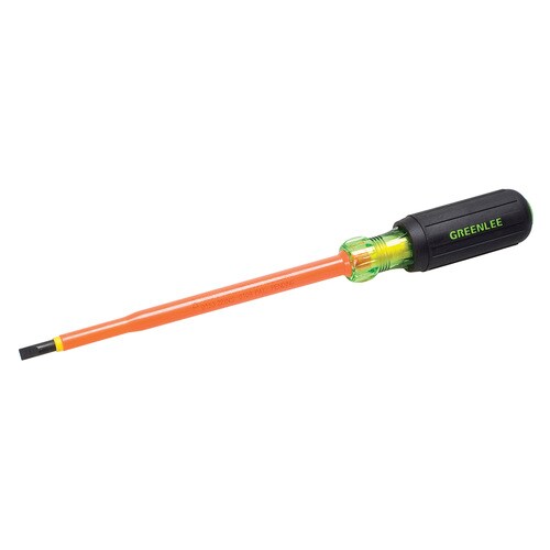 Greenlee Insulated screwdrivers Rubber Handle Insulated 3/16in