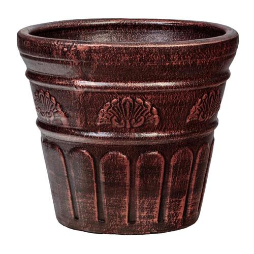 24-in W x 22-in H Copper Clay Planter at Lowes.com